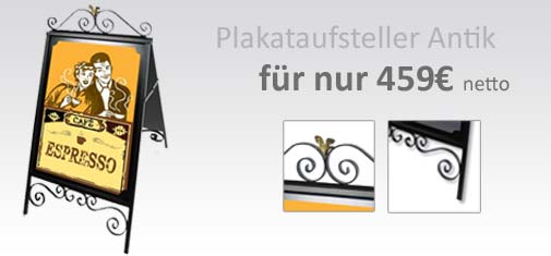 Werbeaufsteller-Antik Werbeaufsteller-Antik